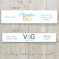 Printed Personalized Water Bottle Labels / Design Name - GE20