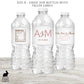 Printed Personalized Water Bottle Labels / Design Name - GE20