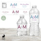 Printed Personalized Water Bottle Labels / Design Name - GE20