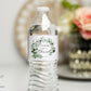 Printed Personalized Water Bottle Labels /Ivy Wreath - IV22