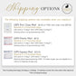 Welcome Bag Kit - Includes high quality gift bag with treat bags and customized labels -  Falling Eucalyptus / FE20