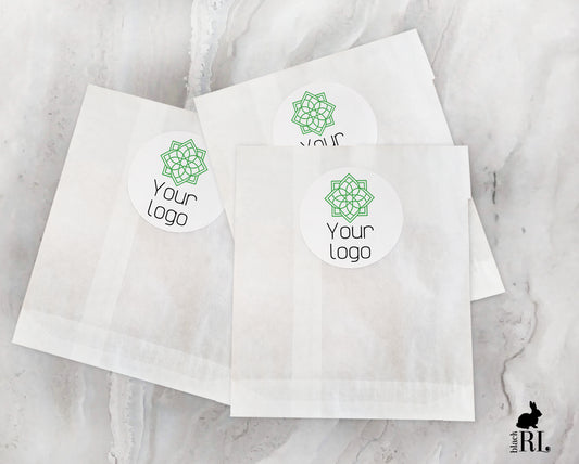 Printed 2", 2.5" or 3" Round Labels / Your Logo or Image - YL23