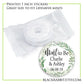 Printed 1 inch round custom stickers / Leaf Wreath - LW18