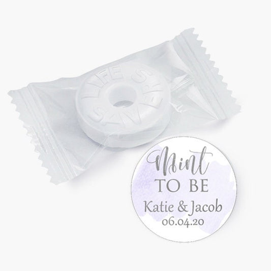 Printed 1 inch round custom stickers / Watercolor Wash - WC19