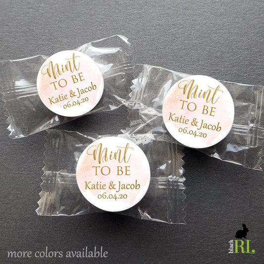 Printed 1 inch round custom stickers / Watercolor Wash - WC19