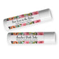 Printed Lip Balm Labels / Bright Colorful Blooms - CB20