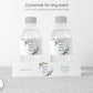 Printed Personalized Water Bottle Labels / Boho Feathers - FW21