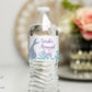 Printed Personalized Water Bottle Labels / Mermaid in Waves - MW21
