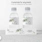 Printed Personalized Water Bottle Labels / Green Leaf Bouquet - GE20