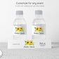 Printed Personalized Water Bottle Labels / Sunflower - SF19