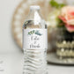 Printed Personalized Water Bottle Labels / Simple Eucalyptus Branch - SE18