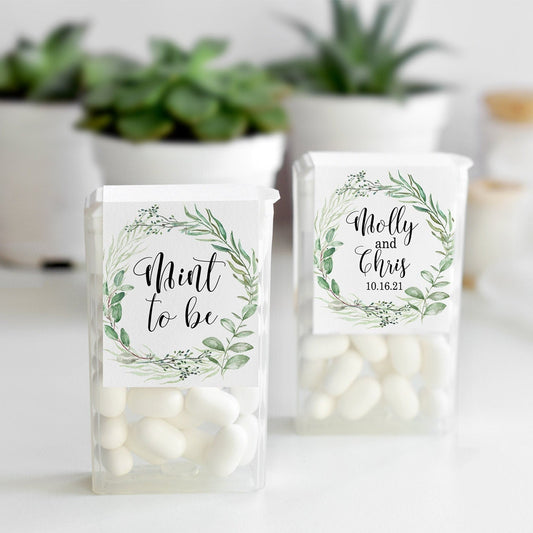Printed Tic Tac® Labels / Leaf Wreath Foliage - LW18