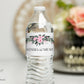 Printed Personalized Water Bottle Labels / Pink Peony Flowers in Greenery - PJ21
