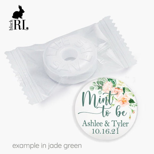 Printed 1 inch round custom stickers / Pink Sweet Roses - RS21