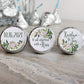 Printed Chocolate Kiss Stickers / Botanical Greenery - PF19