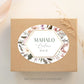 Printed Oval Bag and Box Labels / Bohemian Large Blooms -  BH21