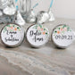 Printed Chocolate Kiss Stickers / Pink Sweet Roses - RS21