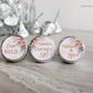 Printed Chocolate Kiss Stickers / Pampas Grass Blush Bouquets - PM21