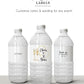 Printed Personalized Water Bottle Labels / Champagne Glasses - CH21