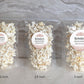 Printed Round Labels in 3 Sizes / Gllittering Crown - QC21