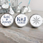 Printed Chocolate Kiss Stickers / Snowflake Label for Candy - LX18