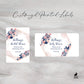 Printed Mini Wine or Mini Champagne Bottle Labels / Birds in Flowers / BD22