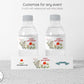 Printed Personalized Water Bottle Labels / Hedgehog - HG20