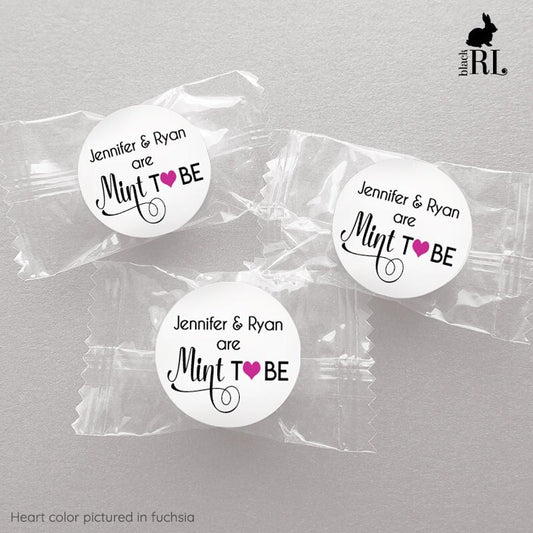Printed 1 inch round custom stickers / Scrolly Modern Hearts - SM20