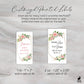 Printed Small Hand Sanitizer Labels / Victorian Roses in Gold Geometric - VC22