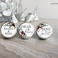 Printed Chocolate Kiss Stickers / Brilliant Fall Bouquet - BC20
