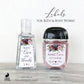 Printed Bath and Body Works® PocketBac Sanitizer Labels / Red and Navy Flowers - NR21