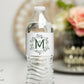 Printed Personalized Water Bottle Labels / Leaf Monogram Design - MA22
