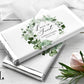 Printed Labels for Full Size Candy/Chocolate Bar / Ivy Greenery Wreath - IV22