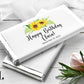 Printed Labels for Full Size Candy/Chocolate Bar / Sunflower Bouquet - SF19