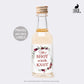 Printed Mini Liquor Bottle Labels / Red Roses and Silver Frame - RQ19