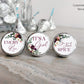 Printed Chocolate Kiss Stickers / Brilliant Fall Bouquet - BC20