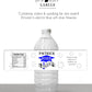 Printed Personalized Water Bottle Labels / Graduation - GD22