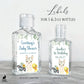 Printed Small Hand Sanitizer Labels / Baby Animals - BA21