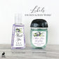 Printed Bath and Body Works® PocketBac Sanitizer Labels / Purple w-Calla Lily - PC21