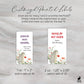 Printed Small Hand Sanitizer Labels / Hedgehog Garden - HG20
