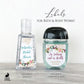Printed Bath and Body Works® PocketBac Sanitizer Labels / Wildflower Design - WF20