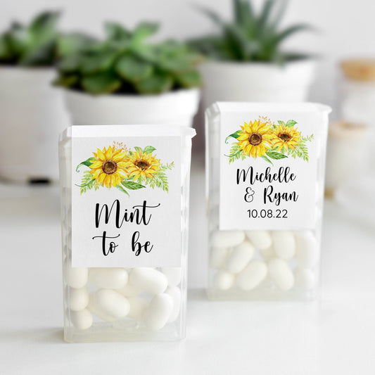 Printed Tic Tac® Labels / Sunflowers - SF19
