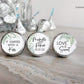 Printed Chocolate Kiss Stickers / Fern Greenery - FN22