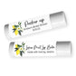 Printed Lip Balm Labels / Citrus - LM20
