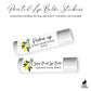 Printed Lip Balm Labels / Citrus - LM20