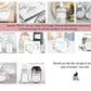 Printed Tic Tac® Labels / Rose Gold Eucalyptus Floral Bouquet - RE19