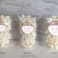 Printed Round Labels in 3 Sizes / Bright Colorful Blooms - CB20