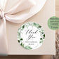 Printed Round Labels in 3 Sizes / Ivy Greenery - IV22