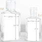 Printed Small Hand Sanitizer Labels / Purple Boho Feathers - PF20